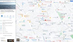 carte de situation de O Les Pieds en centre ville