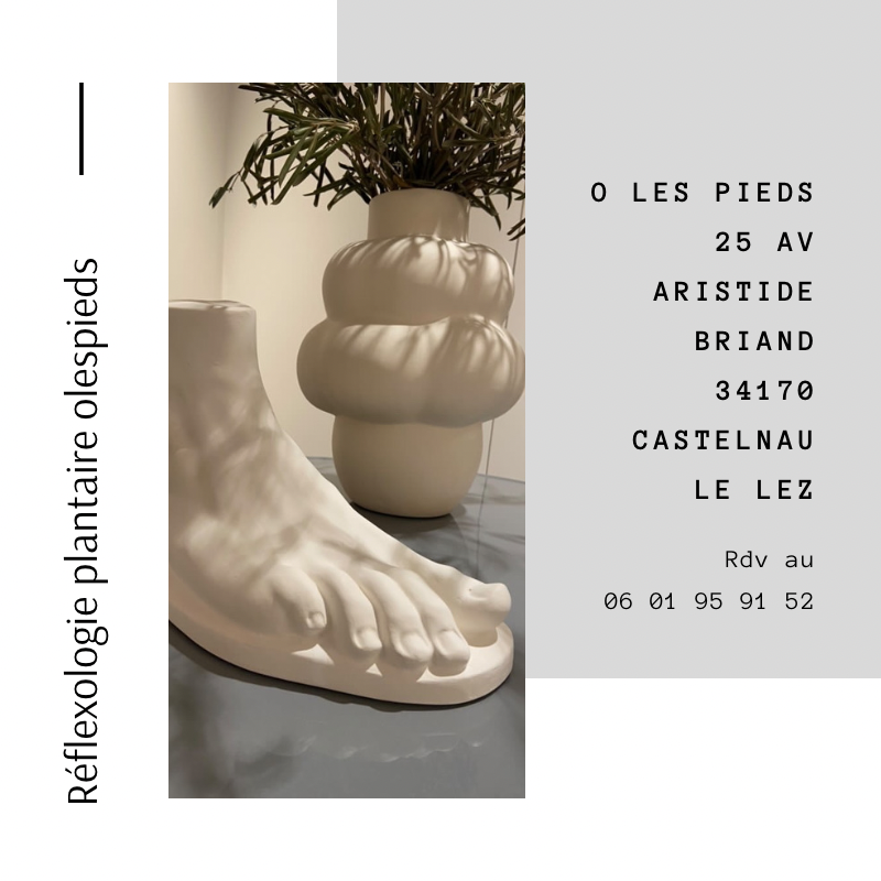 Notre corps est comme notre enfant. 
Il a besoin de rythme, d’écoute, de bienveillance, de soins affectueux, de temps.
Nos pieds font partie de notre corps.
En prendre soin avec des bains de pieds, des crèmes, des massages vous assurera un état général grandement amélioré !

Laissez-vous convaincre, éloignez les soucis, les bobos du quotidien & essayez.

Les bons cadeaux sont disponibles.

☎️06 01 95 91 52

-   

#virginiedelolmeforest #olespieds #reflexologieplantaire #montpellier #reflexologieplantairemontpellier #castelnaulelez #reflexologieplantairecastelnaulelez #pieds #massage #instantmassage #therapiebreve #emotion #naturel #manuel #soin #homeostasie #detente #lacherprise  #boncadeau @montpellier @castelnaulelez @olespieds @leguepard.fru
